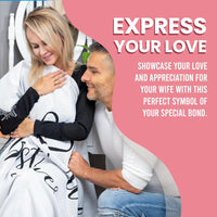 Best Wife Ever Woven Blanket, Super Soft Throw Blankets, Cotton/Polyester Blend Wifey Blanket from Husband, Ideal for Women, Valentine’s Gifts, Best Wife Gift Ever, 51x71 in.