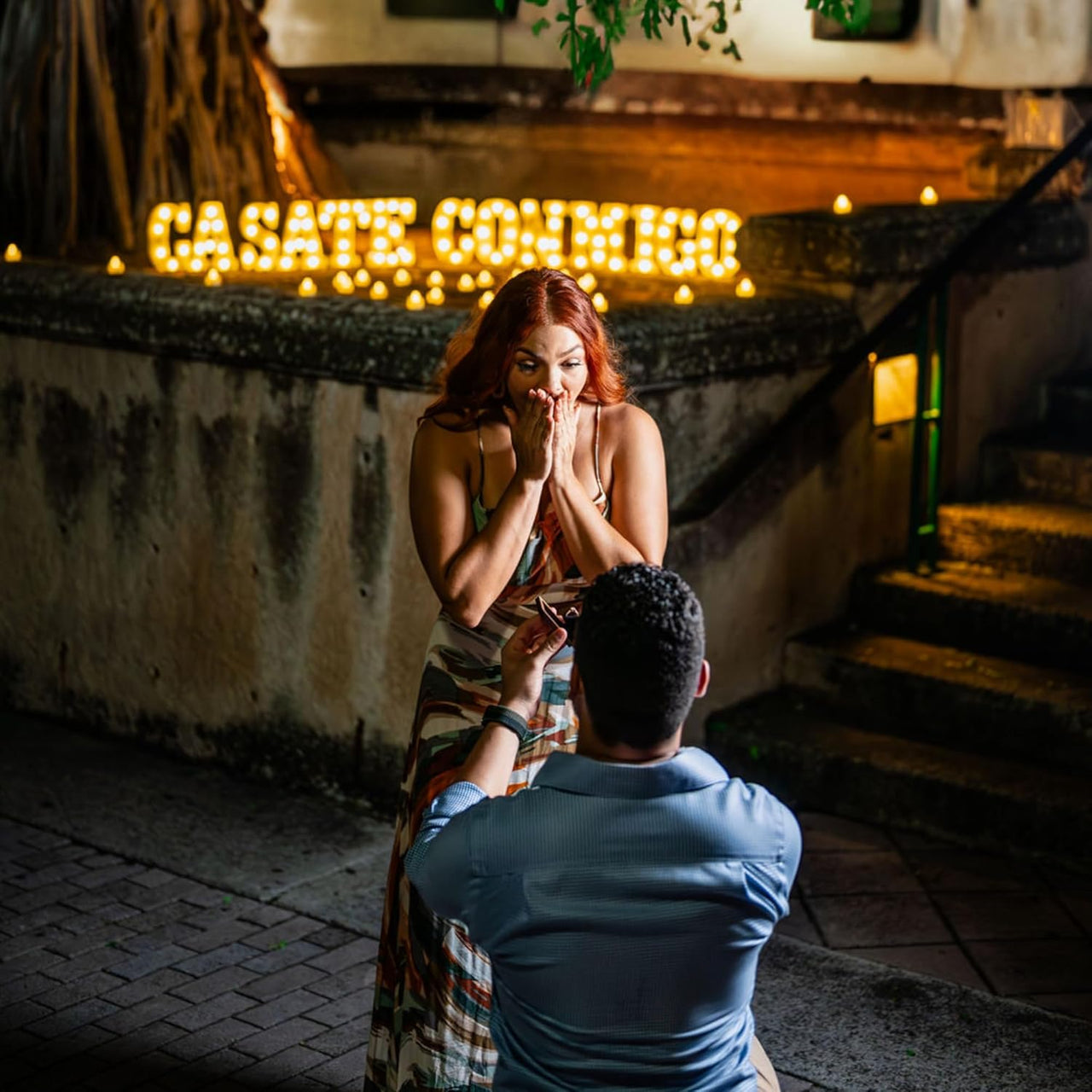 Casate Conmigo Marquee Letters| Marry Me Light Up Letters in Spanish | Will You Marry Me Sign| Proposal decorations